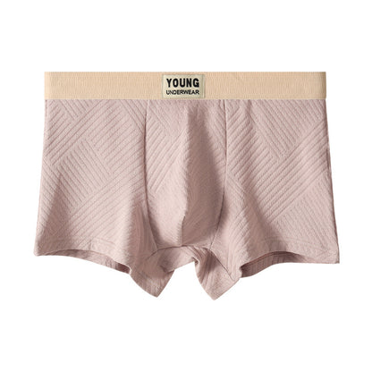 Men’s Cotton Jacquard Boxer Briefs