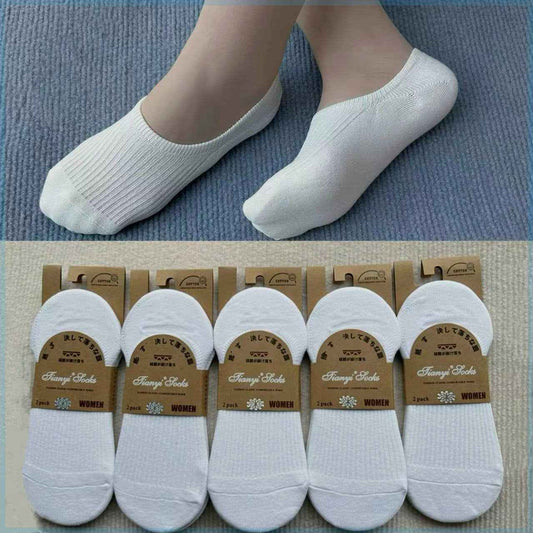 Men’s Cotton Spring & Summer Low-Cut Socks – 10 Pairs Value Pack