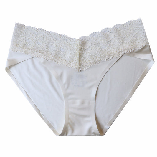 Women's Luxury Satin Silky Lace Ice Silk Underwear