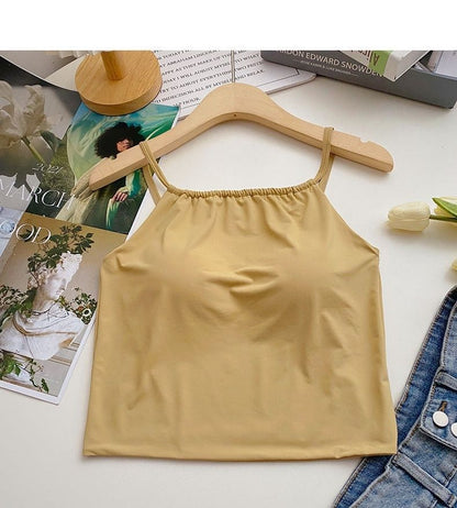 Halter vest with chest pads, suitable for women under 60kg