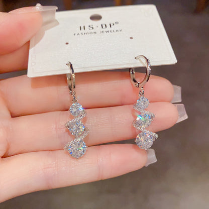 High-Quality French Luxury Zircon Earrings✨