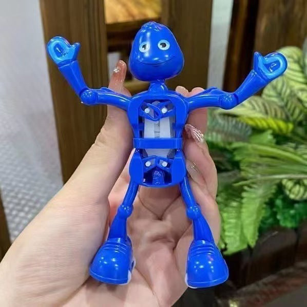 Wind-Up Dancing And Side Split Robot Toy