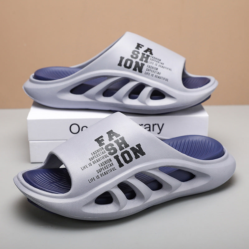 Two-tone platform sandals with cutout side panels, popular in the USA