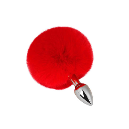 Plush tail silicone ornament