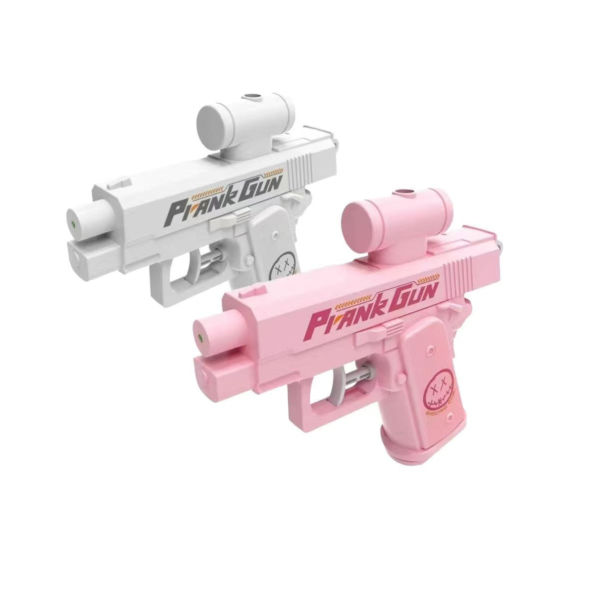 Prank toy water gun with double-headed shooting