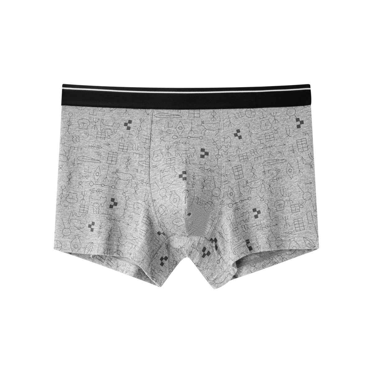 Men's Premium Cotton Printed Boxer Briefs – Soft, Breathable & Comfortable Everyday Underwear