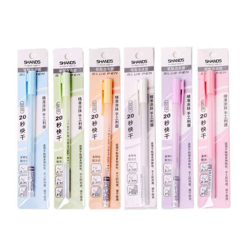 Macaron Kids DIY Glue Pen – Quick-Drying Craft Adhesive Pen