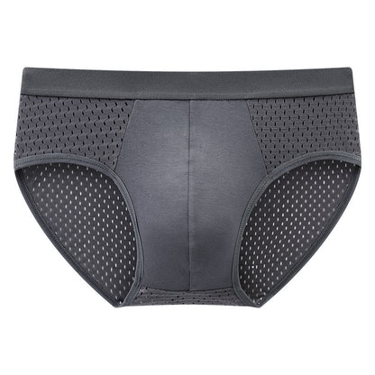 Men's Ultra-Thin Breathable Ice Silk Mesh Briefs