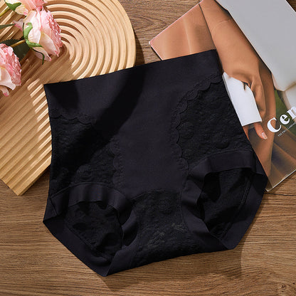 High waist flower lace sexy panties