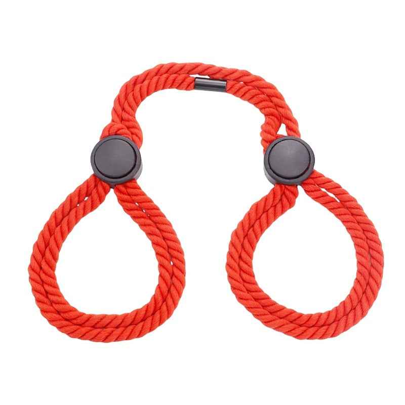 Adjustable Cotton Rope Handcuffs, Convenient Binding Restraint Rope Buckles, Multifunctional Self-Bondage Accessory
