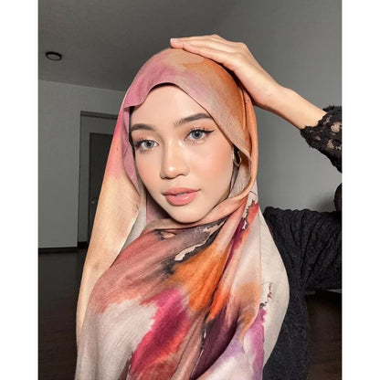 🌸 Premium Printed Hijab – Soft Fabric, Elegant Look & All-Day Comfort