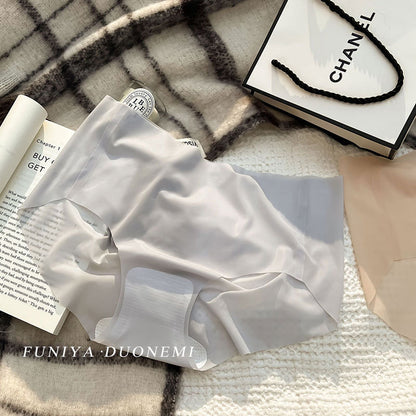 2 pieces-Basic ultra-thin ice silk seamless underwear for women