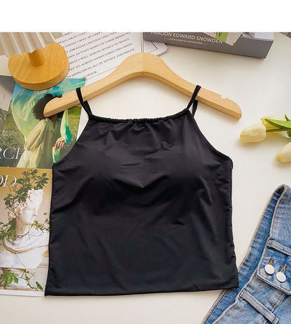 Halter vest with chest pads, suitable for women under 60kg