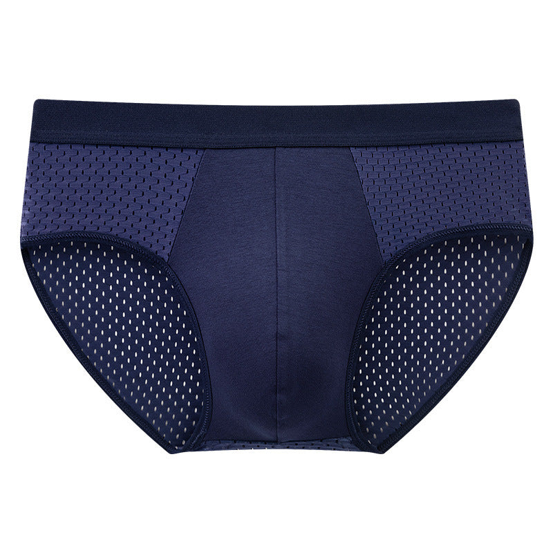 Men's Ultra-Thin Breathable Ice Silk Mesh Briefs