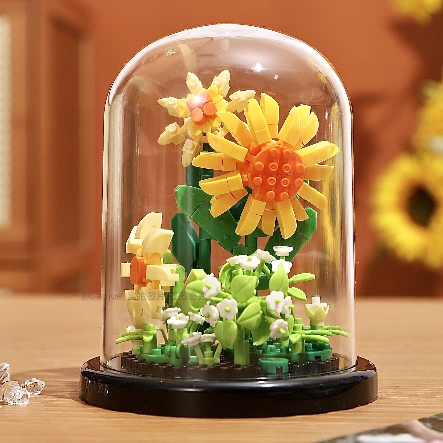 DIY Flower Building Blocks Set