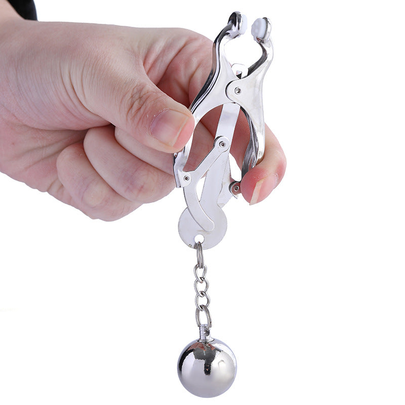 Unisex Metal Gravity Ball Pendant Clips