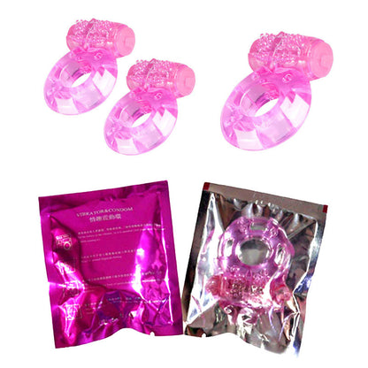 5 Pcs Couples Vibrating Wellness Ring - Soft Silicone