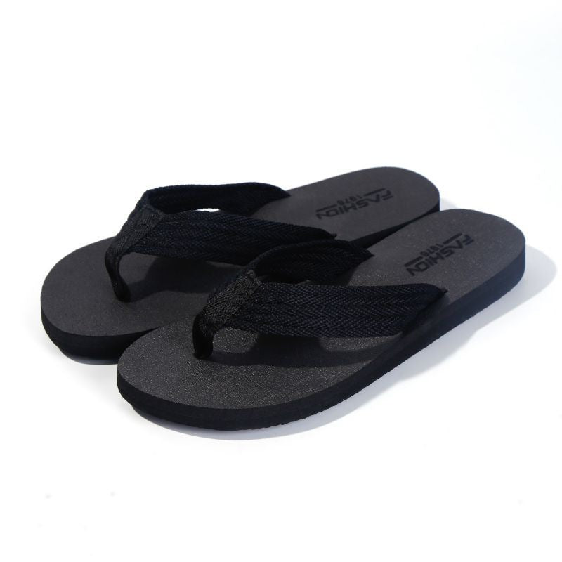 Men's Woven Casual Flip-Flops