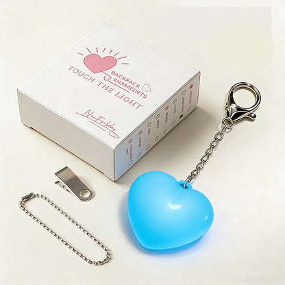 ✨❤️Love Sensor Light Keychain – Drop in Your Bag, Touch to Light Up, Easy to Find Items in the Dark, Bag Essential