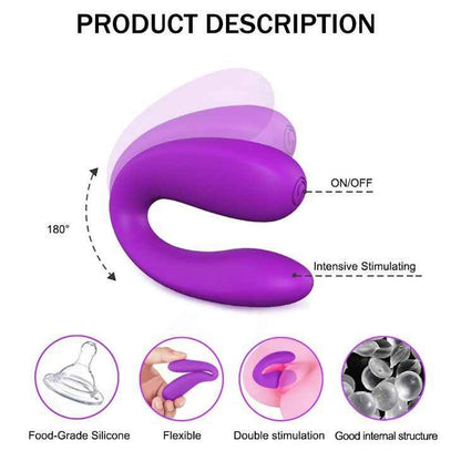 U-shaped silicone ornaments for deep relaxation，Button cell