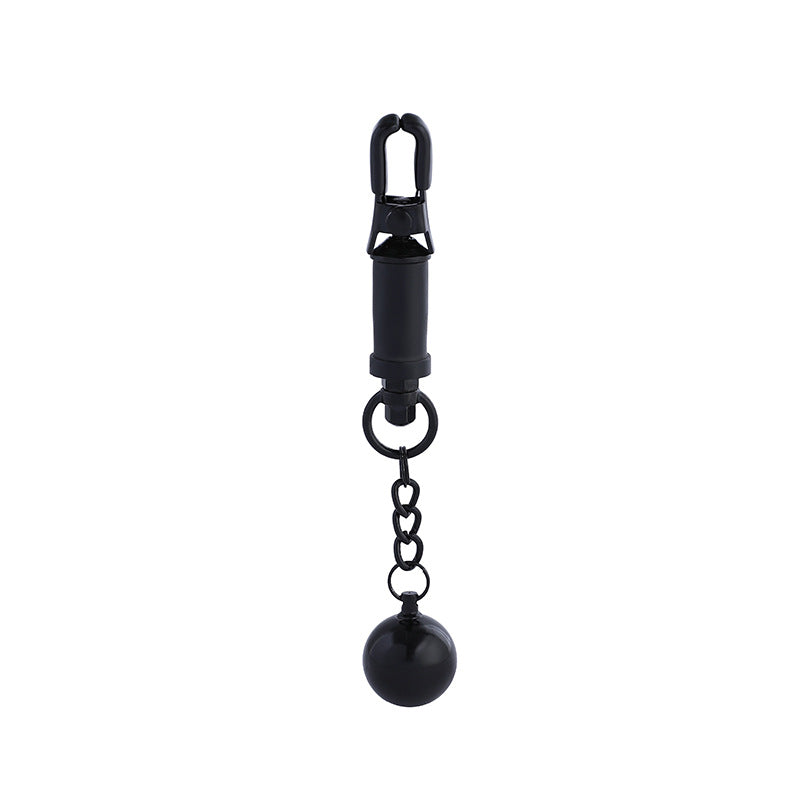 Unisex Metal Gravity Ball Pendant Clips