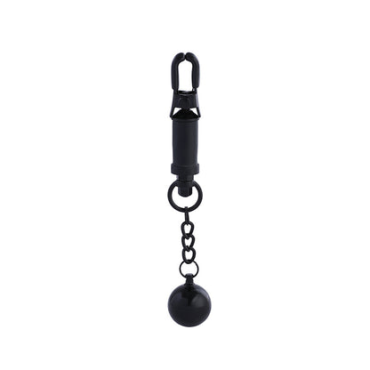 Unisex Metal Gravity Ball Pendant Clips