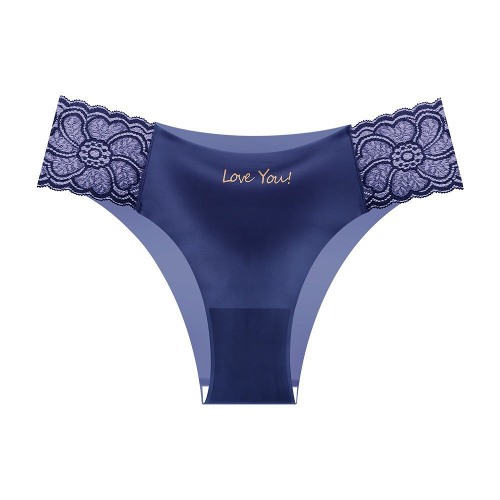 Ultra-Thin Seamless Ice Silk Triangle Panties for Women