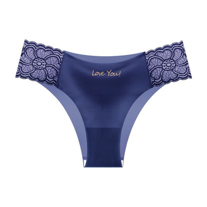 Ultra-Thin Seamless Ice Silk Triangle Panties for Women