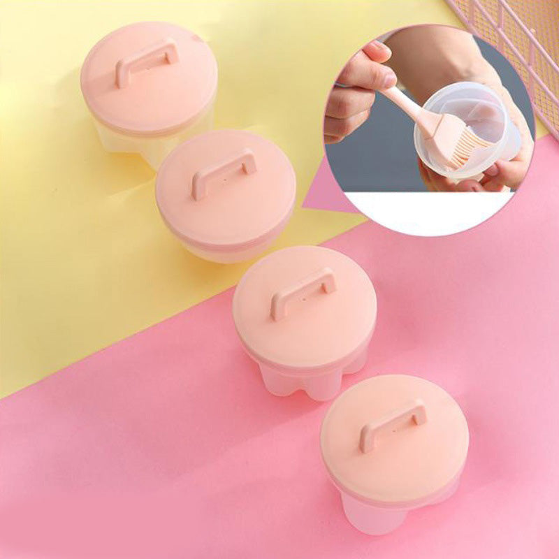 Cute Boiled Egg Mold 4 PCS-Set With Brush