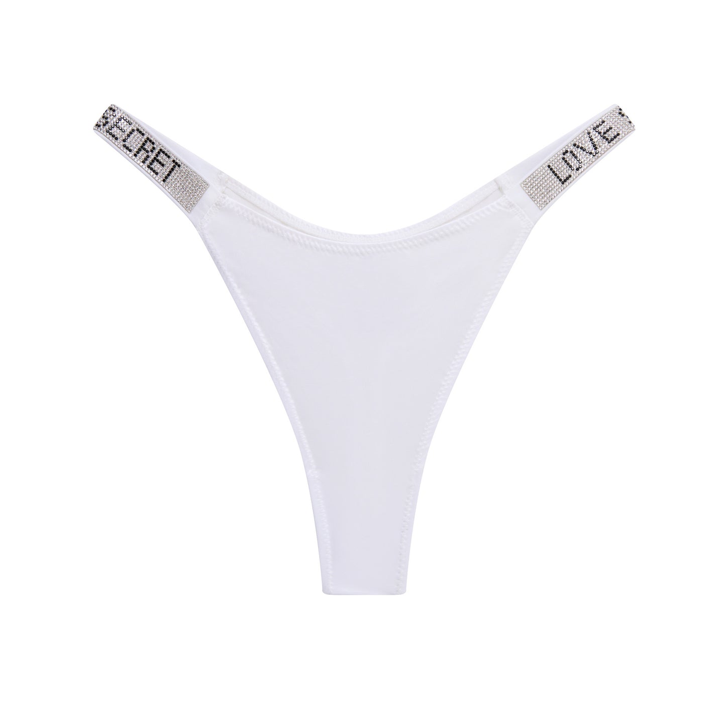 Popular Fashion Rhinestone Low-Rise Triangle Panty for Women