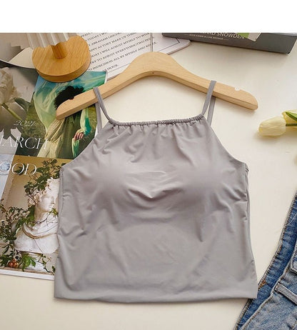 Halter vest with chest pads, suitable for women under 60kg