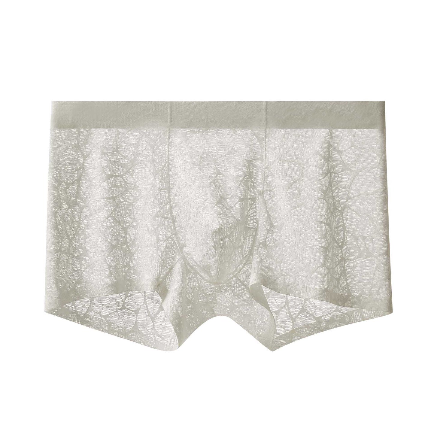 High Quality——Men's Ice Silk Mesh Jacquard Boxer Briefs