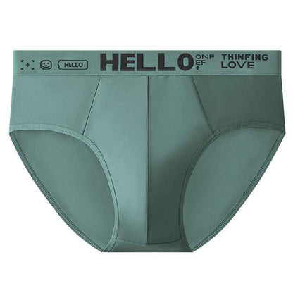 Men's Premium Letter Print Briefs