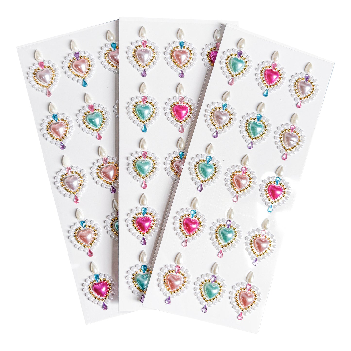 Sparkling Rhinestone Stickers, Perfect for DIY Crafts and Makeup