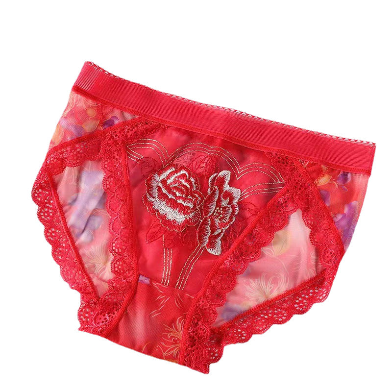 Sexy lace embroidered panties