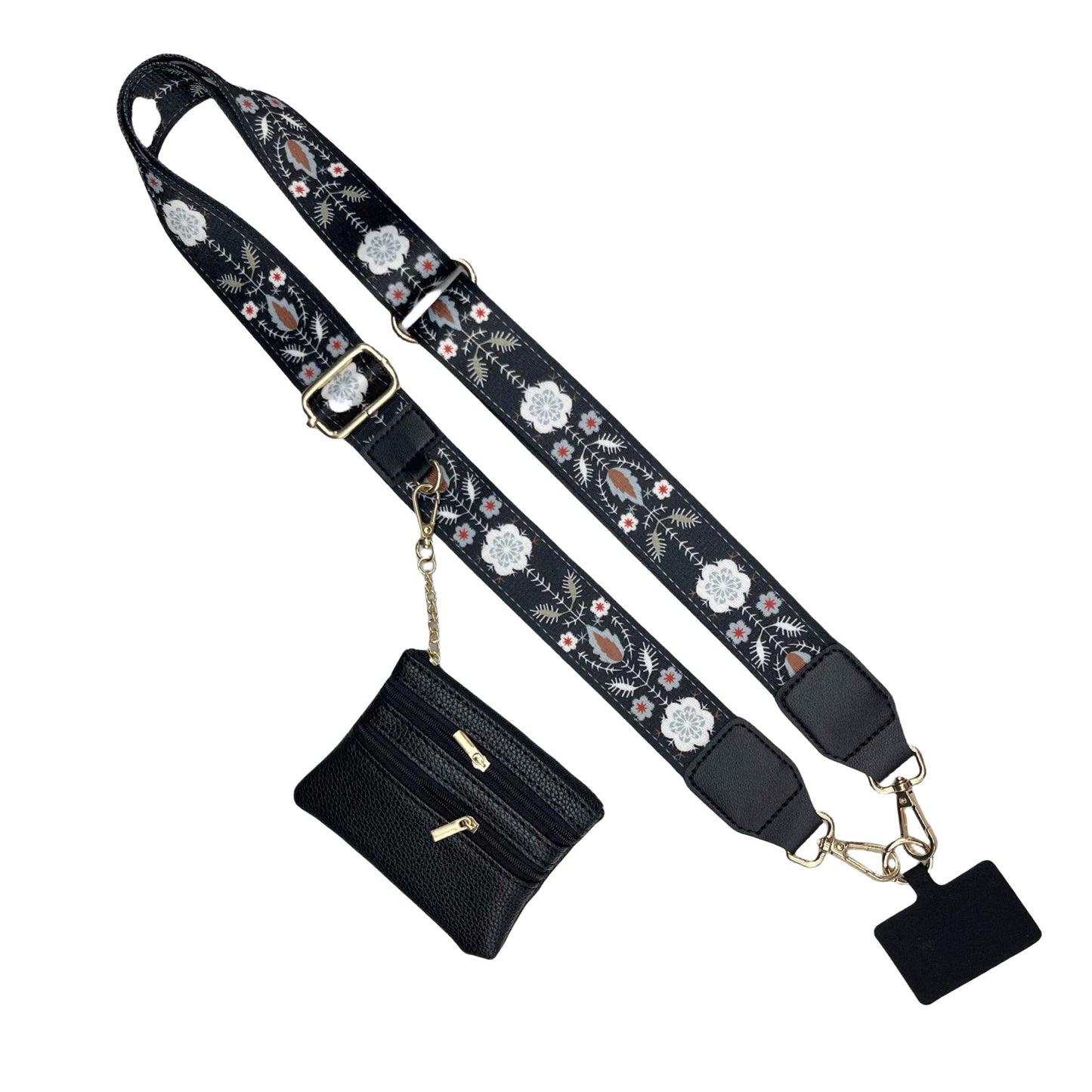 Phone Strap with Zippered Pouch🎉