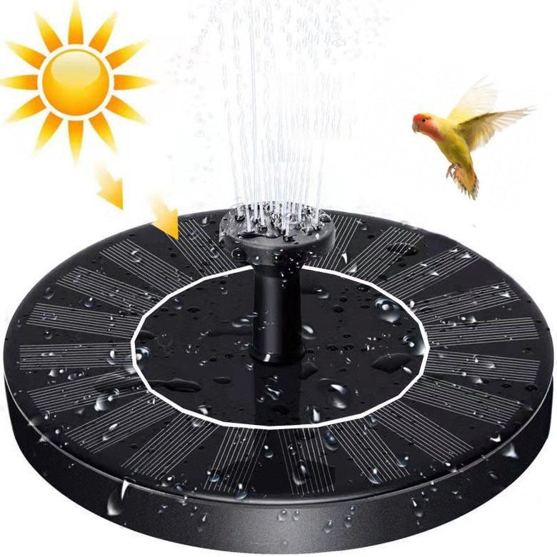 Small solar fountain