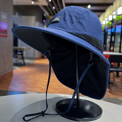 Outdoor UV Protection Sun Hat – Wide Brim Fishing, Hiking & Cycling Cap