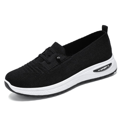 【High Quality】Women’s Breathable Mesh Knitted Low Top Walking Shoes — Lightweight, Non-Slip