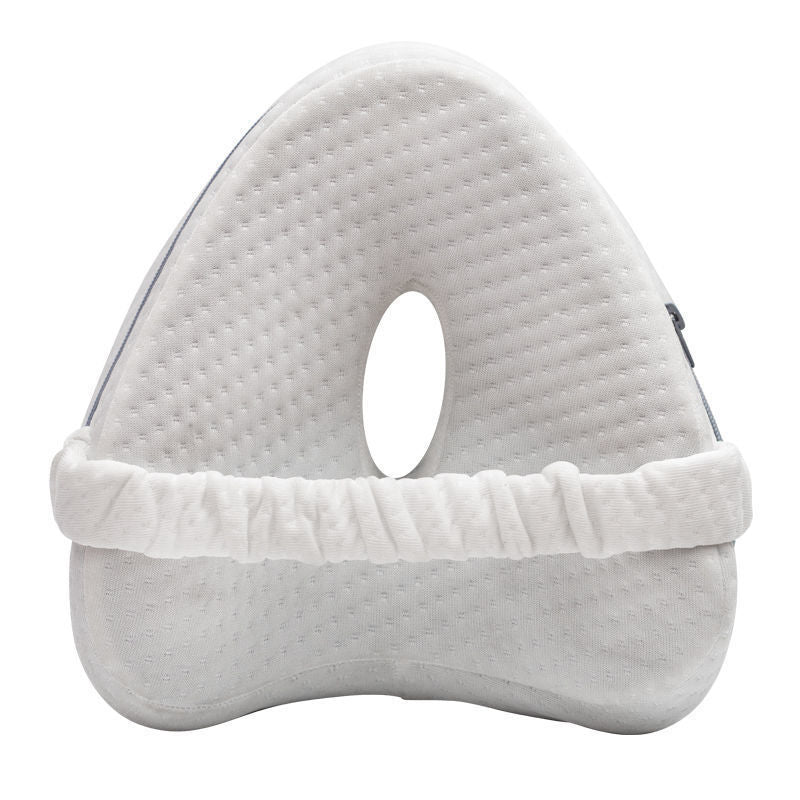 Heart-shaped memory foam leg pillow, knee pillow, anti-pressure yoga leg pillow