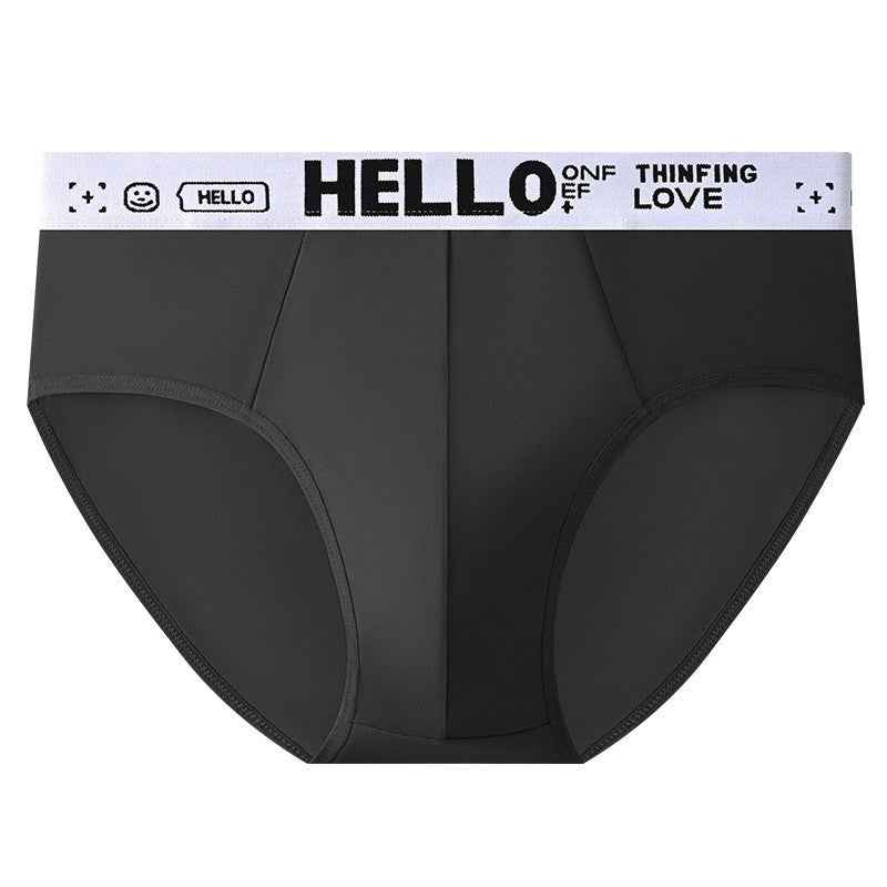 Men's Premium Letter Print Briefs