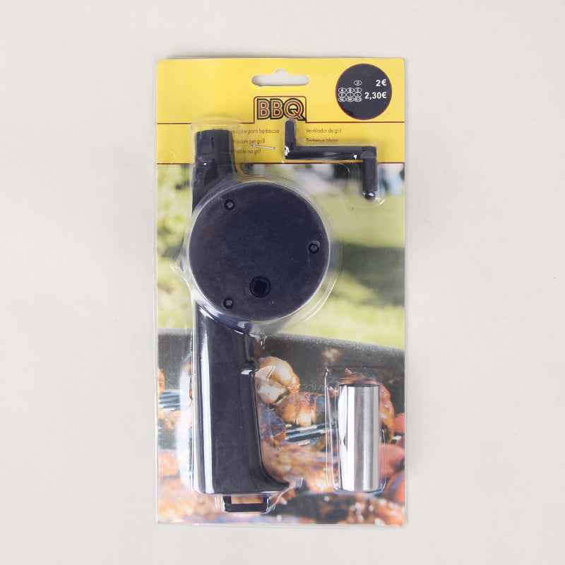 Hand Crank Air Blower, Portable Charcoal Fire Starter Tool for BBQ, Camping & Outdoor Fire Ignition