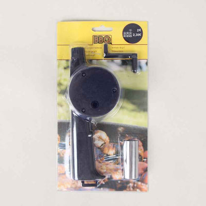 Hand Crank Air Blower, Portable Charcoal Fire Starter Tool for BBQ, Camping & Outdoor Fire Ignition