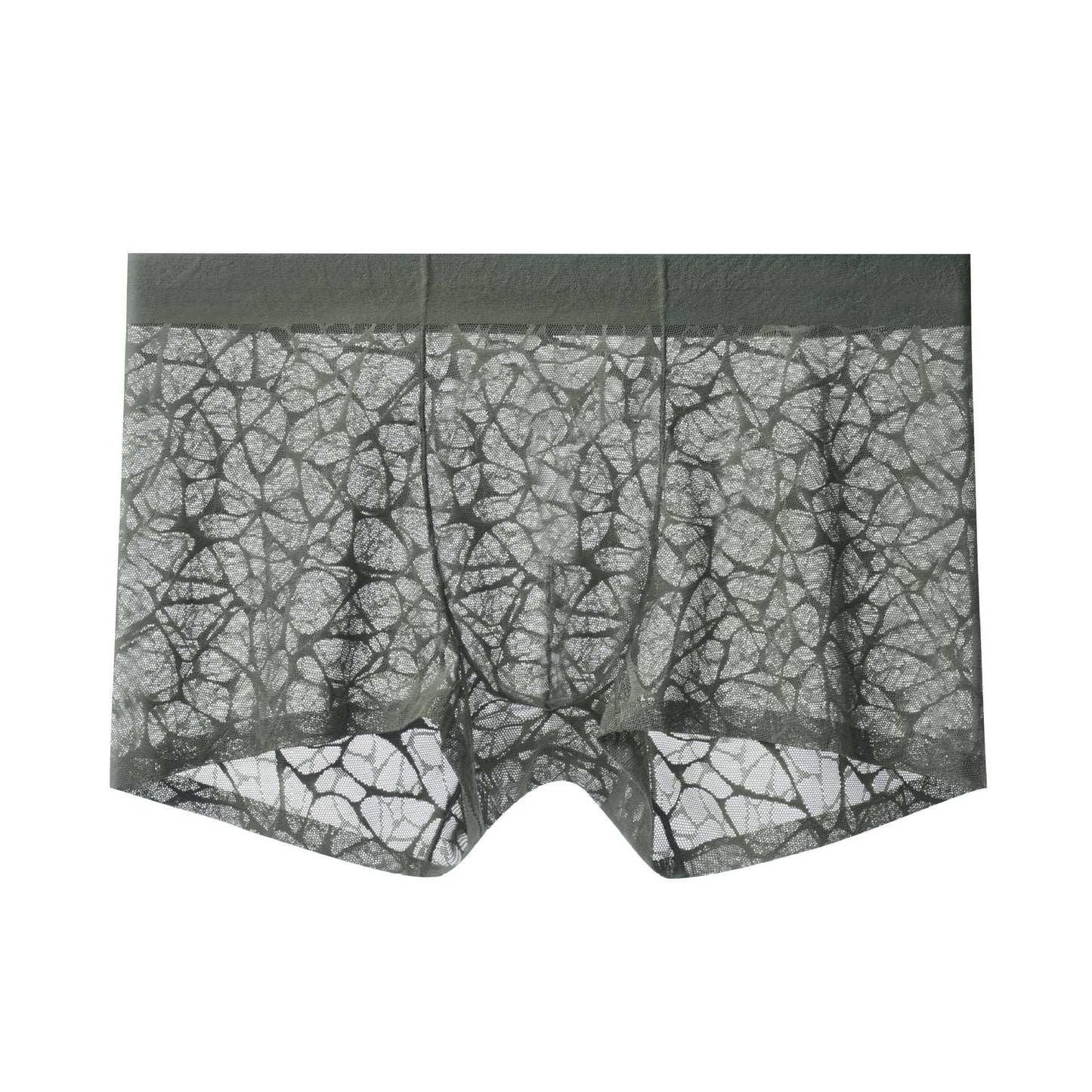High Quality——Men's Ice Silk Mesh Jacquard Boxer Briefs