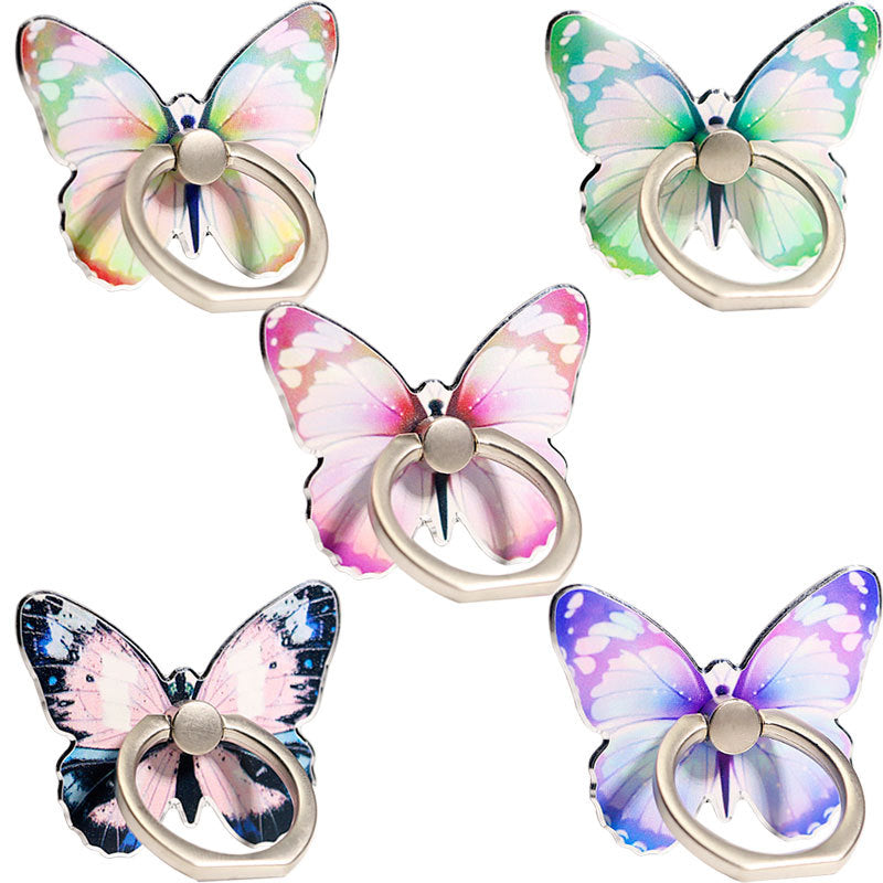Butterfly Phone Ring Metal Holder