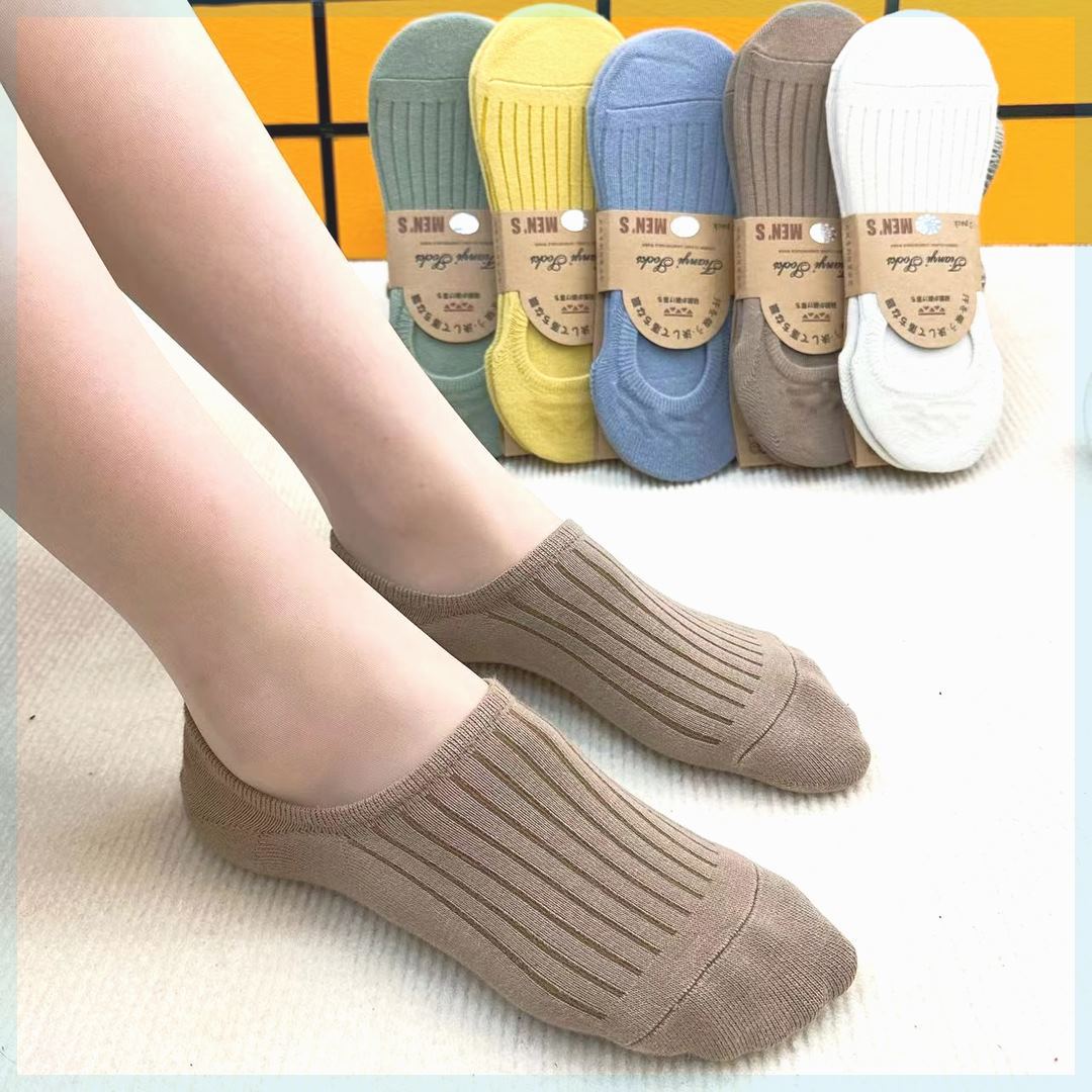 Men’s Cotton Spring & Summer Low-Cut Socks – 10 Pairs Value Pack