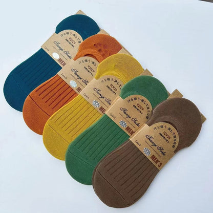 Men’s Cotton Spring & Summer Low-Cut Socks – 10 Pairs Value Pack