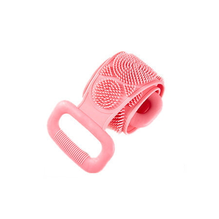 Silicone Back Scrubber Towel, Powerful Double-Sided Body Scrubber for Shower