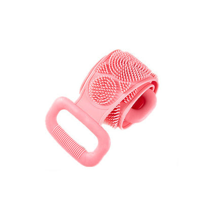 Silicone Back Scrubber Towel, Powerful Double-Sided Body Scrubber for Shower