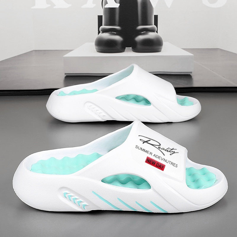 Non-Slip Thick-Sole Yeezy-Style Slippers